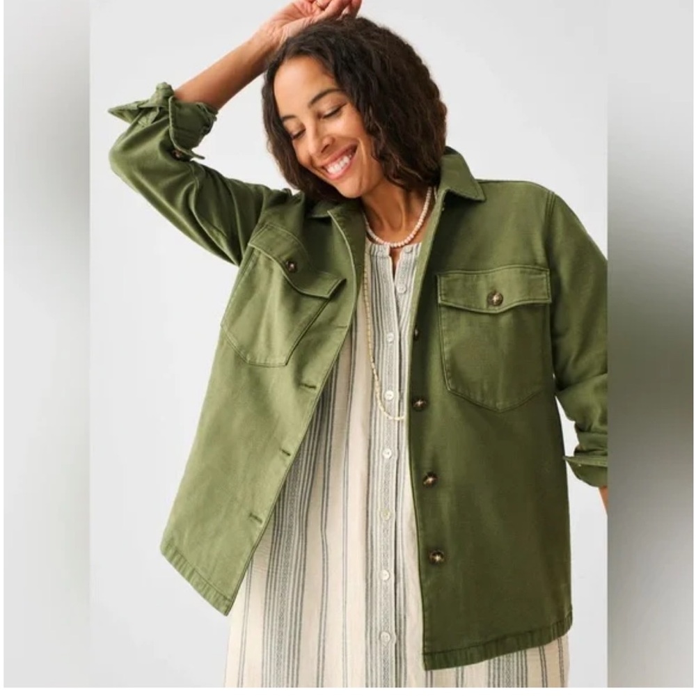 Faherty Savannah Overshirt Utility
